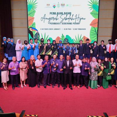 PEMBENTANGAN AKHIR BAGI PERTANDINGAN ANUGERAH SEKOLAH HIJAU 2024 DI DEWAN AUDITORIUM MPSP