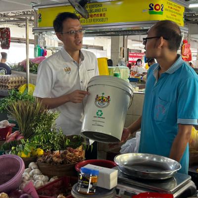 Penyerahan Tong Sisa Organik Di Pasar Awam Bagan Ajam 4