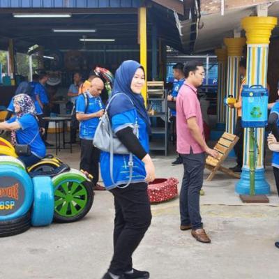 Lawatan Lembaga Air Kuching Ke Bengkel Upcycle Mbsp 3