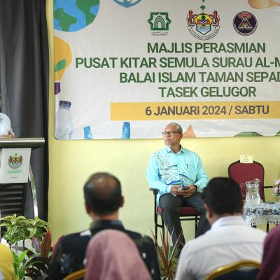 Pelancaran Pusat Kitar Semula Taman Sepadu Spu 4