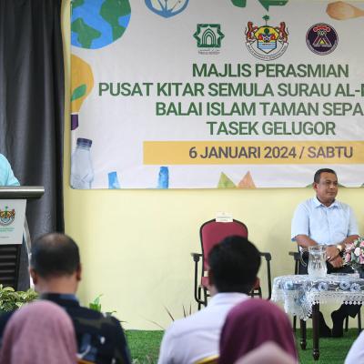 Pelancaran Pusat Kitar Semula Taman Sepadu Spu 7